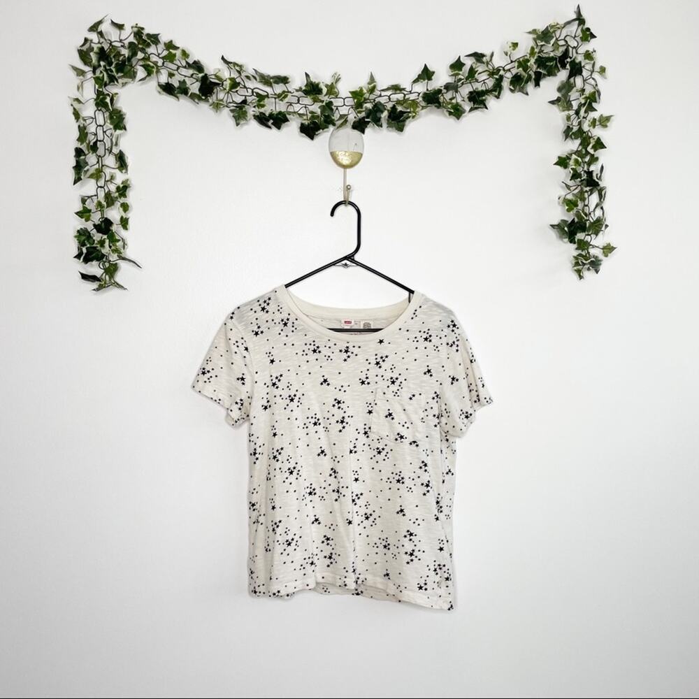 LEVI'S Star Print Short Sleeve Tee Size Medium
